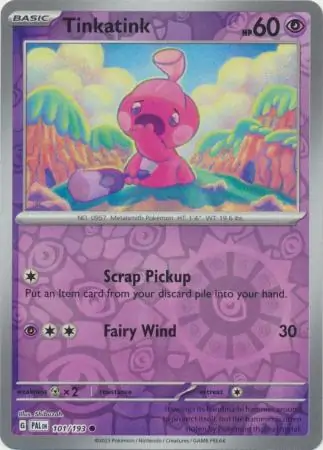 101/193 Tinkatink PAL Common Reverse Holo