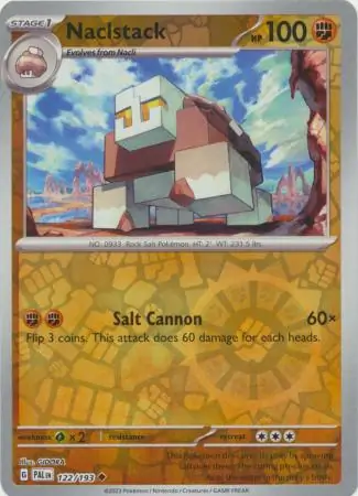 Naclstack Paldea Evolved 122/193 Uncommon Reverse Holo