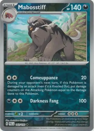 143/193 Mabosstiff PAL Uncommon Reverse Holo