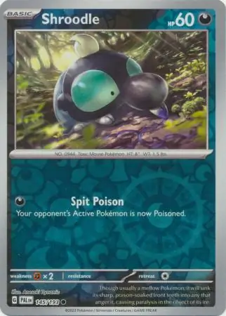 145/193 Shroodle PAL Common Reverse Holo