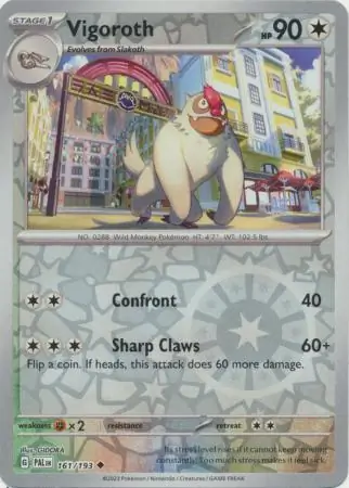 Vigoroth Paldea Evolved 161/193 Uncommon Reverse Holo