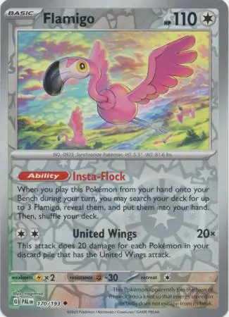 170/193 Flamigo PAL Uncommon Reverse Holo