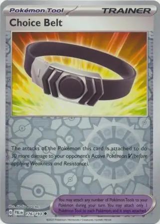 Choice Belt Paldea Evolved 176/193 Uncommon Reverse Holo