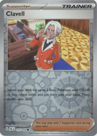 177/193 Clavell PAL Common Reverse Holo