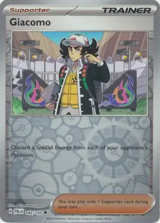 Giacomo Paldea Evolved 182/193 Uncommon Reverse Holo