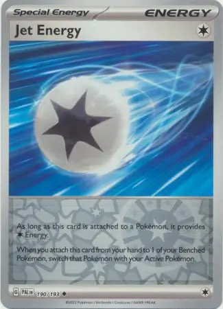190/193 Jet Energy PAL Uncommon Reverse Holo