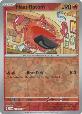013/091 Heat Rotom PAF Rare Reverse Holo