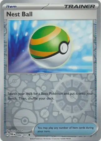 084/091 Nest Ball PAF Uncommon Reverse Holo