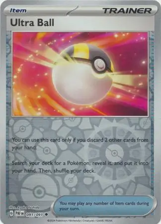Ultra Ball Paldean Fates 091/091 Uncommon Reverse Holo