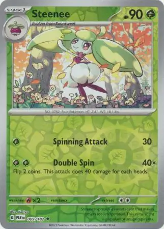 Steenee Paradox Rift 009/182 Uncommon Reverse Holo