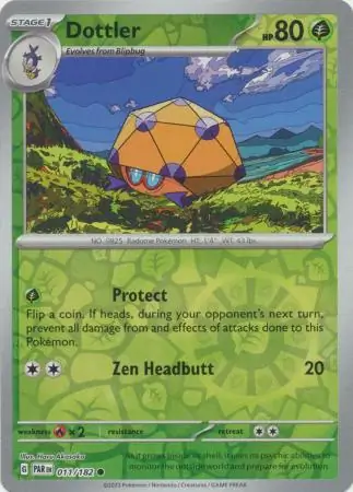 011/182 Dottler PAR Common Reverse Holo