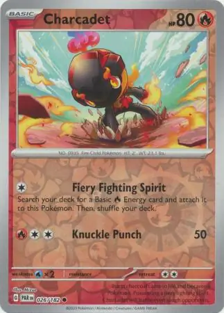 Charcadet Paradox Rift 026/182 Common Reverse Holo
