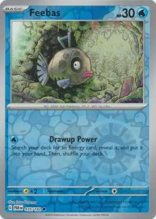 035/182 Feebas PAR Common Reverse Holo