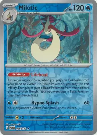 036/182 Milotic PAR Rare Reverse Holo