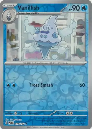 044/182 Vanillish PAR Common Reverse Holo