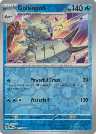 049/182 Golisopod PAR Rare Reverse Holo