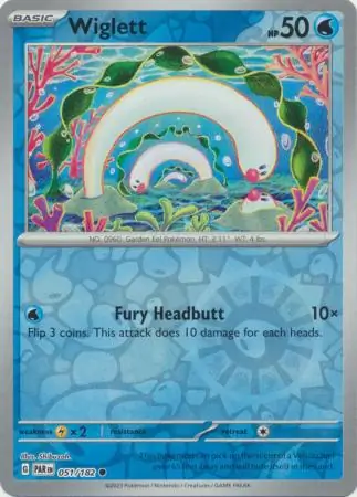 Wiglett Paradox Rift 051/182 Common Reverse Holo