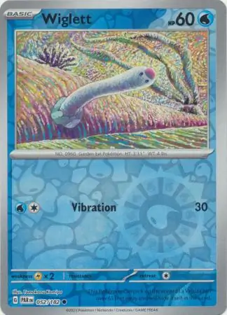 052/182 Wiglett PAR Common Reverse Holo