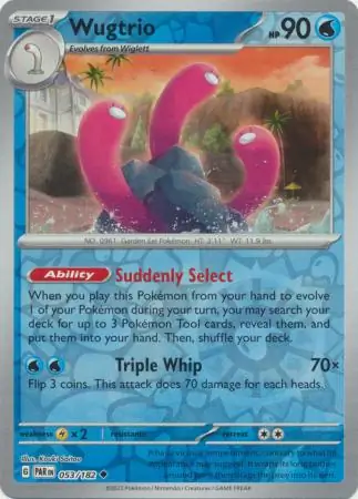 053/182 Wugtrio PAR Uncommon Reverse Holo