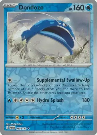 055/182 Dondozo PAR Uncommon Reverse Holo