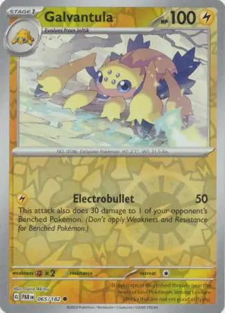 065/182 Galvantula PAR Common Reverse Holo
