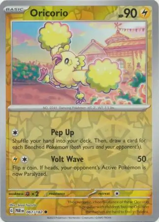 067/182 Oricorio PAR Common Reverse Holo