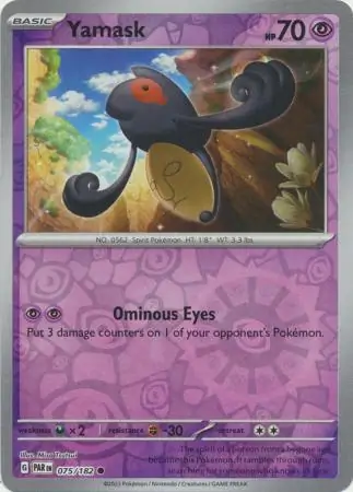 075/182 Yamask PAR Common Reverse Holo
