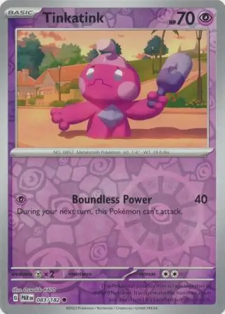 083/182 Tinkatink PAR Common Reverse Holo