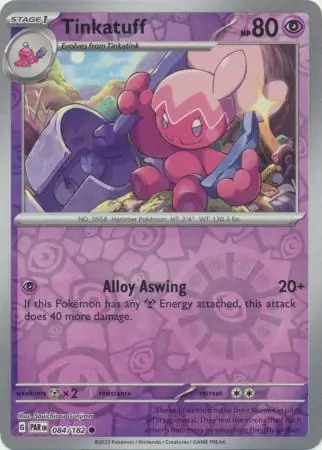 084/182 Tinkatuff PAR Common Reverse Holo