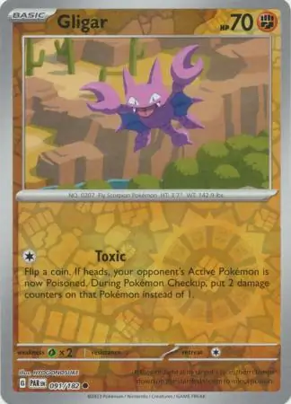Gligar Paradox Rift 091/182 Common Reverse Holo