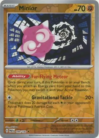 099/182 Minior PAR Uncommon Reverse Holo