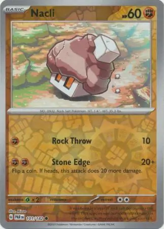 101/182 Nacli PAR Common Reverse Holo