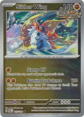 107/182 Slither Wing PAR Uncommon Reverse Holo