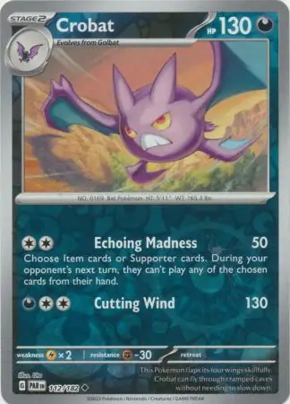 Crobat Paradox Rift 112/182 Uncommon Reverse Holo