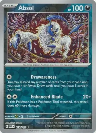 113/182 Absol PAR Uncommon Reverse Holo