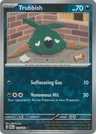 116/182 Trubbish PAR Common Reverse Holo