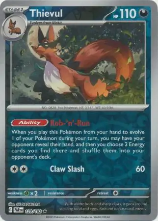 120/182 Thievul PAR Rare Reverse Holo