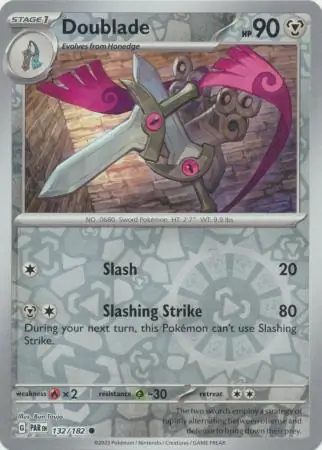 Doublade Paradox Rift 132/182 Common Reverse Holo
