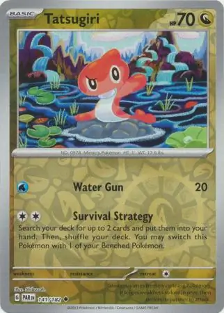 141/182 Tatsugiri PAR Uncommon Reverse Holo