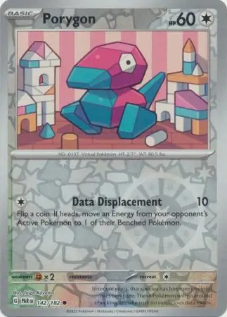 142/182 Porygon PAR Common Reverse Holo