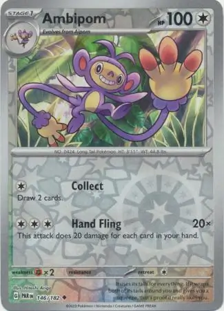 Ambipom Paradox Rift 146/182 Uncommon Reverse Holo