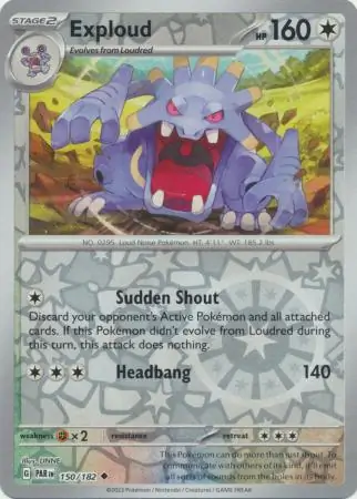 Exploud Paradox Rift 150/182 Uncommon Reverse Holo
