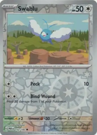 152/182 Swablu PAR Common Reverse Holo