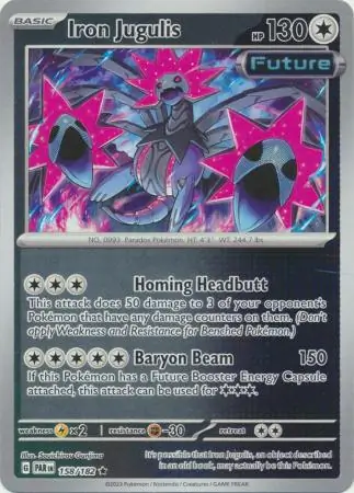 Iron Jugulis Paradox Rift 158/182 Rare Reverse Holo