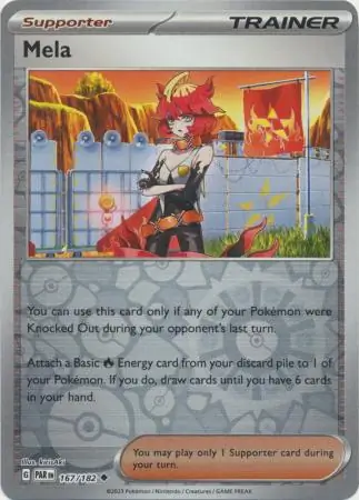 Mela Paradox Rift 167/182 Uncommon Reverse Holo