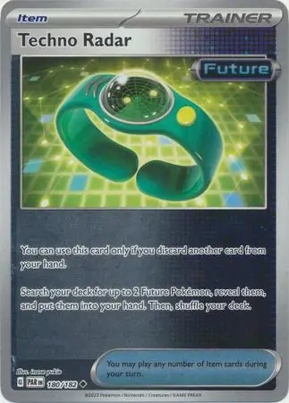 180/182 Techno Radar PAR Uncommon Reverse Holo