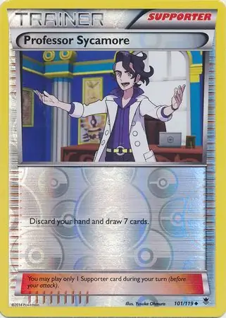 101/119 Professor Sycamore PHF Uncommon Reverse Holo
