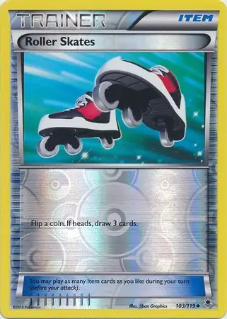 103/119 Roller Skates PHF Uncommon Reverse Holo