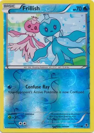 20/119 Frillish PHF Common Reverse Holo