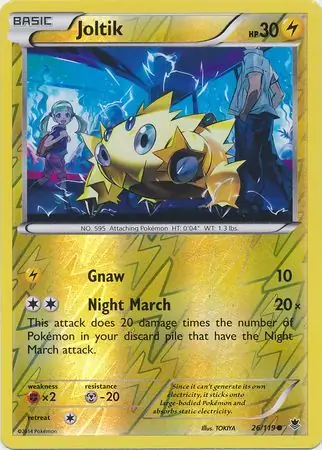 26/119 Joltik PHF Common Reverse Holo